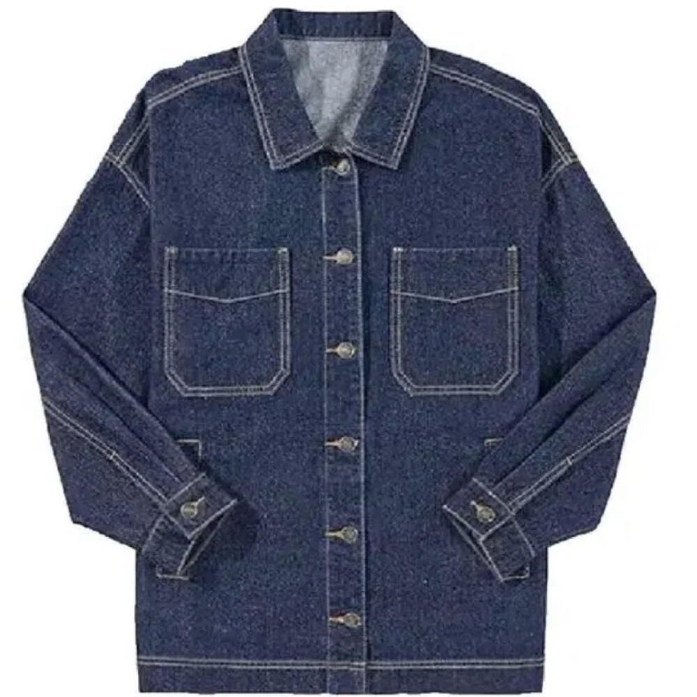 Stylish Blue Denim oversized Jacket